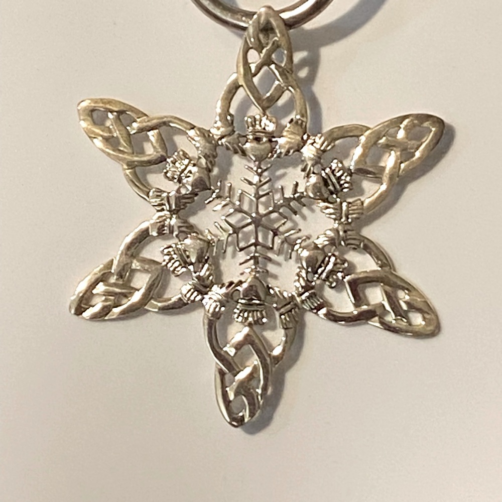 Sterling silver snowflake
